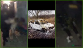 VIDEO // Momentul în care mascații rețin suspecții în cazul dublului omor din Hiliuți